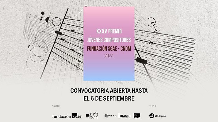 La Fundación SGAE y el Centro Nacional de Difusión Musical convocan el 35º Premio Jóvenes Compositores 2024