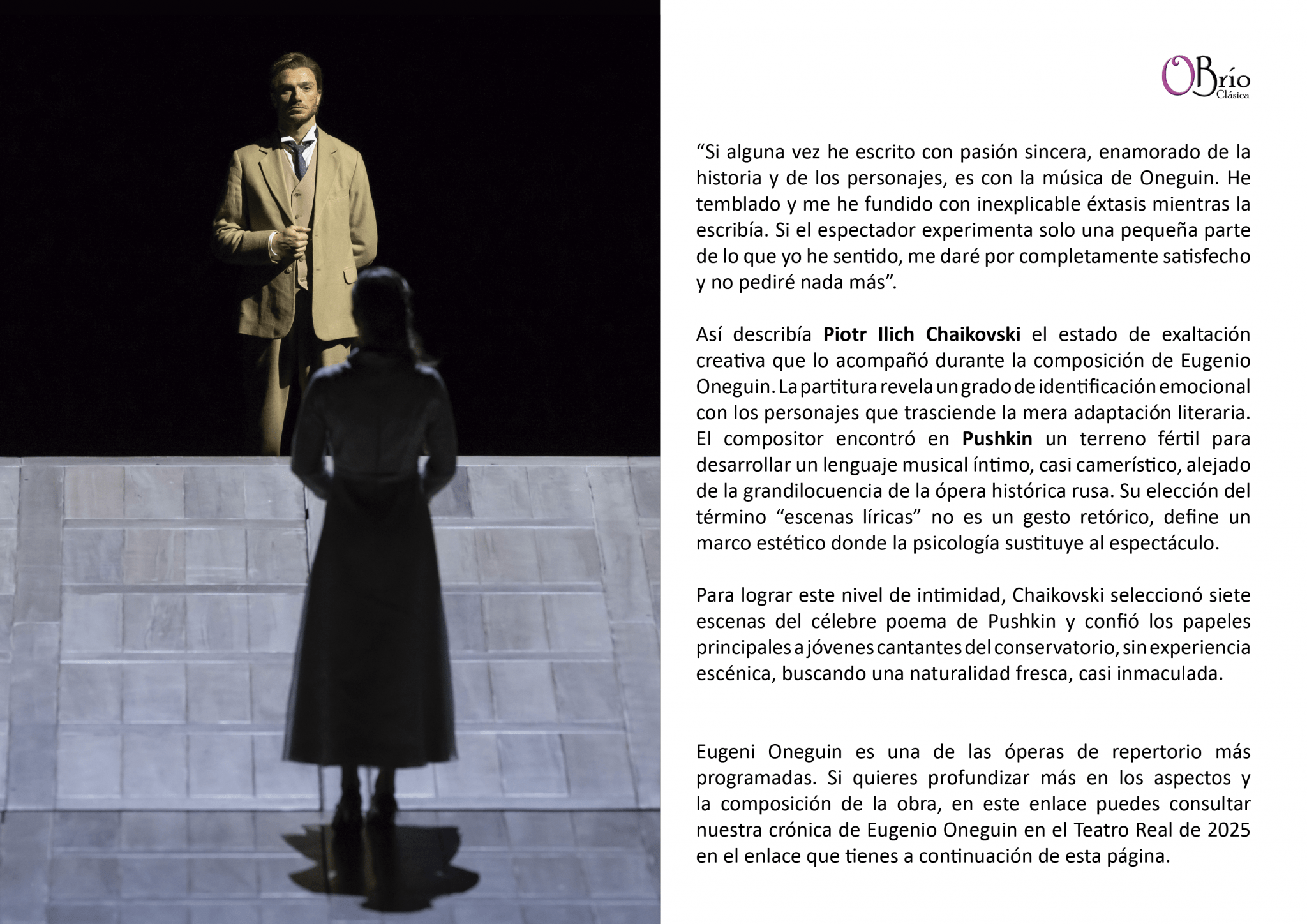 Eugeni Oneguin en Les Arts Reina Sofía de Valencia. Pg 2
